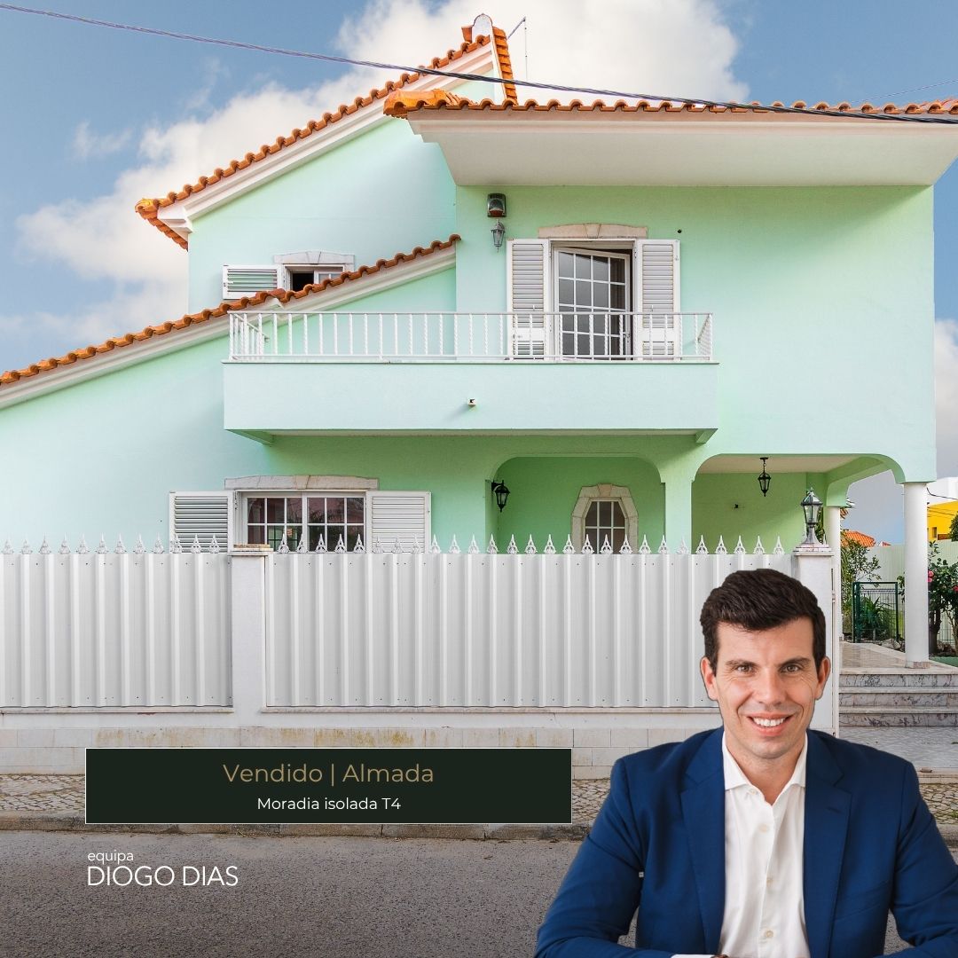 Imóvel vendido — Moradia, T4, Charneca de Caparica — Equipa Diogo Dias
